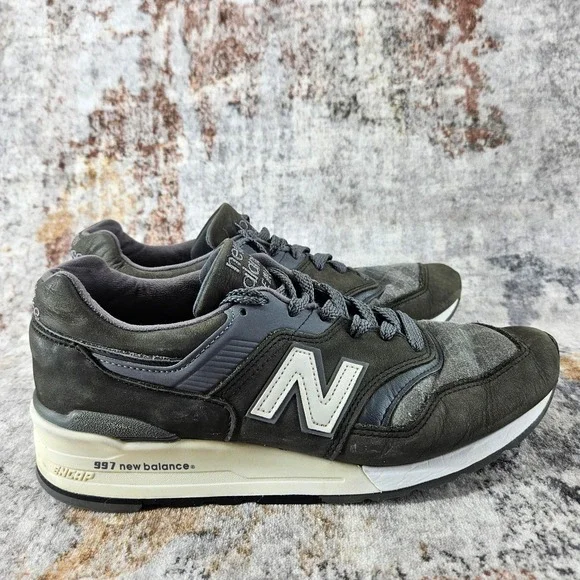 New Balance 997 Running Sneakers Men 9 Wide Green M997DPA Age of Exploration USA - Picture 4 of 14